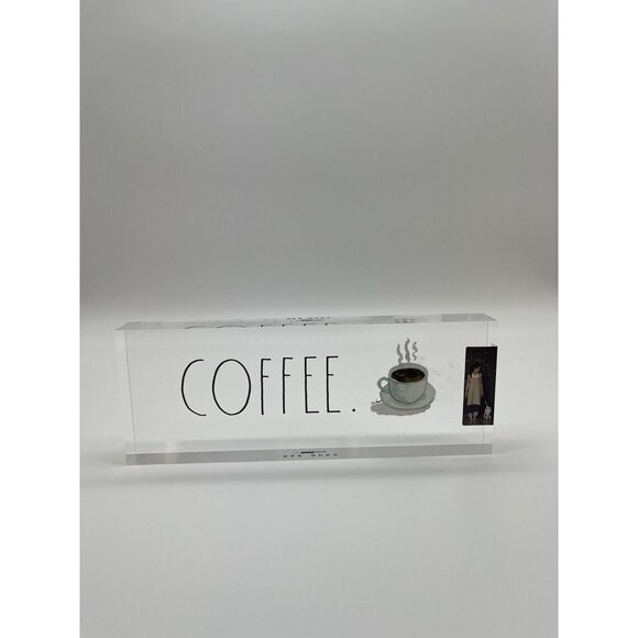 VHTF NWT Rae Dunn Coffee Sign - Picture 1 of 3